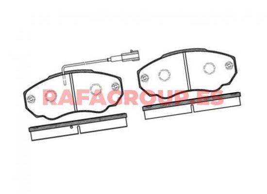 RG6554 - Pastillas de freno